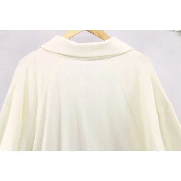 Daily Practice by Anthropologie Women's Half-Zip Pullover Vanilla Sz S NWT - Picture 5 of 8